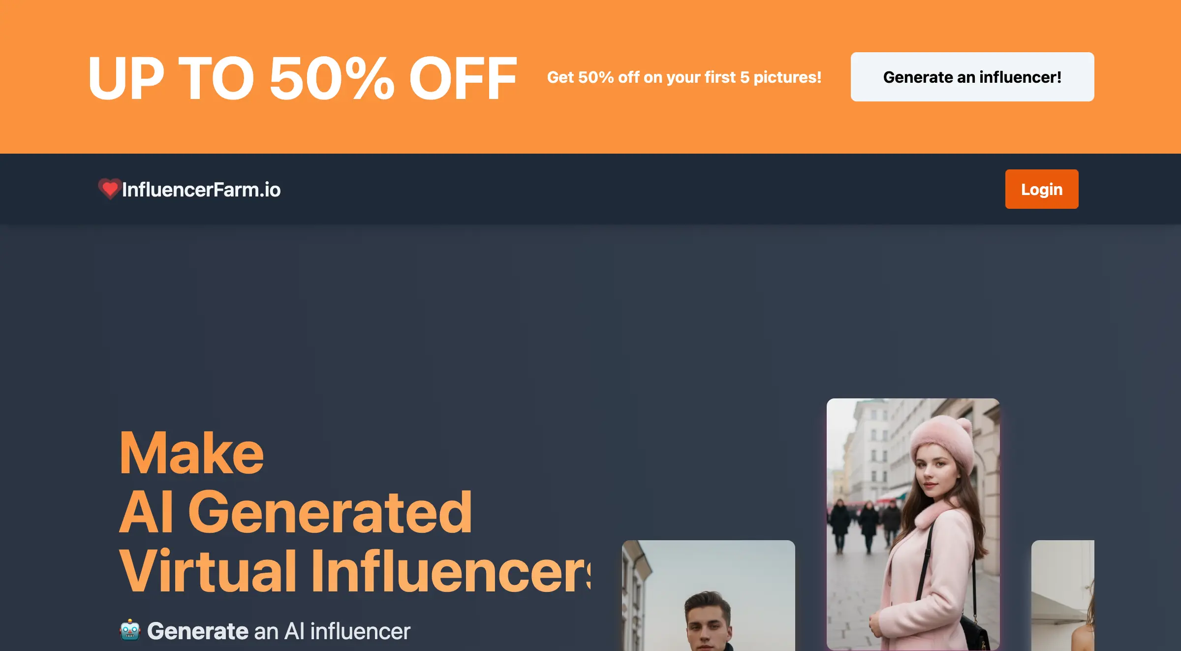 InfluencerFarm - Your AI Influencer Creator